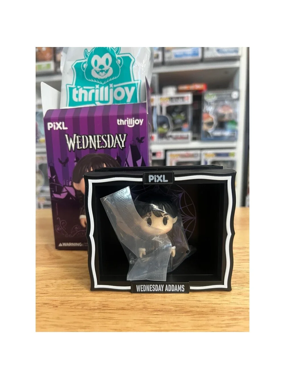 Wednesday Addams Nevermore Uniform Thrilljoy Pixl Vinyl Figure Television Family